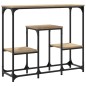 vidaXL Tavolino Consolle Rovere Sonoma 89,5x28x76cm Legno Multistrato vidaXL Tavolino Consolle Rovere Sonoma 89,5x28x76cm Legno Multistrato