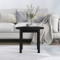 Tavolino da Salotto Nero Ø 55x45 cm in Legno Massello di Pino Tavolino da Salotto Nero Ø 55x45 cm in Legno Massello di Pino