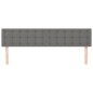vidaXL Testiere 2 pz Grigio Scuro 100x5x78/88 cm in Tessuto vidaXL Testiere 2 pz Grigio Scuro 100x5x78/88 cm in Tessuto
