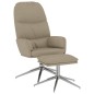 vidaXL Poltrona Relax Sgabello Grigio Chiaro Similpelle Scamosciata vidaXL Poltrona Relax Sgabello Grigio Chiaro Similpelle Scamosciata