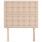 vidaXL Testiere 2 pz Cappuccino 100x5x78/88 cm in Similpelle vidaXL Testiere 2 pz Cappuccino 100x5x78/88 cm in Similpelle