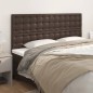 vidaXL Testiera 4 pz Marrone 90x5x78/88 cm in Similpelle vidaXL Testiera 4 pz Marrone 90x5x78/88 cm in Similpelle