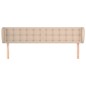vidaXL Testiera ad Orecchio Cappuccino 183x23x78/88 cm in Similpelle vidaXL Testiera ad Orecchio Cappuccino 183x23x78/88 cm in Similpelle