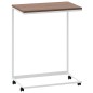 Tavolino con Ruote Bianco 55x35x70 cm in Legno Multistrato Tavolino con Ruote Bianco 55x35x70 cm in Legno Multistrato