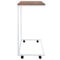 Tavolino con Ruote Bianco 55x35x70 cm in Legno Multistrato Tavolino con Ruote Bianco 55x35x70 cm in Legno Multistrato