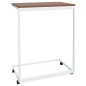 Tavolino con Ruote Bianco 55x35x70 cm in Legno Multistrato Tavolino con Ruote Bianco 55x35x70 cm in Legno Multistrato