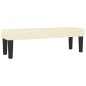 vidaXL Giroletto a Molle con Materasso Crema 180x200 cm in Similpelle