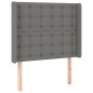 vidaXL Letto a Molle Materasso e LED Grigio Scuro 80x200 cm in Tessuto vidaXL Letto a Molle Materasso e LED Grigio Scuro 80x200 cm in Tessuto