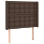 vidaXL Giroletto Molle con Materasso e LED Marrone 100x200 cm vidaXL Giroletto Molle con Materasso e LED Marrone 100x200 cm