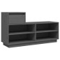 Scarpiera Grigia 110x34x61 cm in Legno Massello di Pino Scarpiera Grigia 110x34x61 cm in Legno Massello di Pino