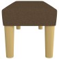 Panca Marrone Scuro 100x30x30 cm in Tessuto Panca Marrone Scuro 100x30x30 cm in Tessuto