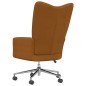 vidaXL Poltrona Relax Marrone in Velluto vidaXL Poltrona Relax Marrone in Velluto