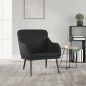 vidaXL Poltrona Nera 63x76x80 cm Similpelle vidaXL Poltrona Nera 63x76x80 cm Similpelle
