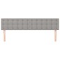 vidaXL Testiera 2 pz Grigio Chiaro 80x5x78/88 cm in Tessuto vidaXL Testiera 2 pz Grigio Chiaro 80x5x78/88 cm in Tessuto