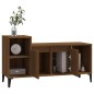 Mobile TV Rovere Marrone 100x35x55 cm in Legno Multistrato Mobile TV Rovere Marrone 100x35x55 cm in Legno Multistrato