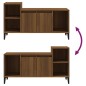 Mobile TV Rovere Marrone 100x35x55 cm in Legno Multistrato Mobile TV Rovere Marrone 100x35x55 cm in Legno Multistrato