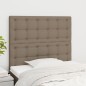 vidaXL Testiera 2 pz Tortora 100x5x78/88 cm in Tessuto vidaXL Testiera 2 pz Tortora 100x5x78/88 cm in Tessuto