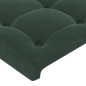 vidaXL Testiera 2 pz Verde scuro 90x5x78/88 cm in Velluto vidaXL Testiera 2 pz Verde scuro 90x5x78/88 cm in Velluto