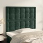 vidaXL Testiere 2 pz Verde Scuro 100x5x78/88 cm in Velluto vidaXL Testiere 2 pz Verde Scuro 100x5x78/88 cm in Velluto