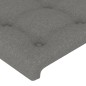 vidaXL Testiera ad Orecchio Grigio Scuro 83x23x118/128 cm in Tessuto
