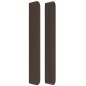vidaXL Testiera ad Orecchio Marrone 183x16x118/128 cm in Similpelle vidaXL Testiera ad Orecchio Marrone 183x16x118/128 cm in Similpelle