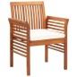 vidaXL Sedie da Pranzo Giardino con Cuscini 8 pz Legno Massello Acacia vidaXL Sedie da Pranzo Giardino con Cuscini 8 pz Legno Massello Acacia