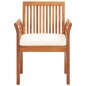 vidaXL Sedie da Pranzo Giardino con Cuscini 8 pz Legno Massello Acacia vidaXL Sedie da Pranzo Giardino con Cuscini 8 pz Legno Massello Acacia