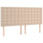 vidaXL Giroletto a Molle con Materasso Cappuccino 180x200cm Similpelle
