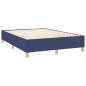 vidaXL Letto a Molle con Materasso e LED Blu 140x200 cm in Tessuto vidaXL Letto a Molle con Materasso e LED Blu 140x200 cm in Tessuto