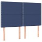 vidaXL Letto a Molle con Materasso e LED Blu 140x200 cm in Tessuto vidaXL Letto a Molle con Materasso e LED Blu 140x200 cm in Tessuto