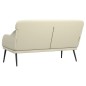 Panca Crema 110x76x80 cm in Similpelle Panca Crema 110x76x80 cm in Similpelle