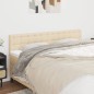 vidaXL Testiera 2 pz Crema 80x5x78/88 cm in Tessuto vidaXL Testiera 2 pz Crema 80x5x78/88 cm in Tessuto