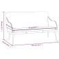 Panca Crema 110x76x80 cm in Similpelle Panca Crema 110x76x80 cm in Similpelle