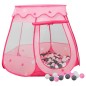 vidaXL Tenda da Gioco per Bambini Rosa con 250 Palline 102x102x82 cm vidaXL Tenda da Gioco per Bambini Rosa con 250 Palline 102x102x82 cm
