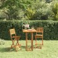 vidaXL Tavolo da Bistrot 75x75x110 cm in Legno Massello di Acacia vidaXL Tavolo da Bistrot 75x75x110 cm in Legno Massello di Acacia
