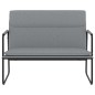 Panca Grigio Chiaro 100x64x80 cm in Tessuto