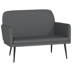 Panca Grigia 107x80x81 cm in Similpelle