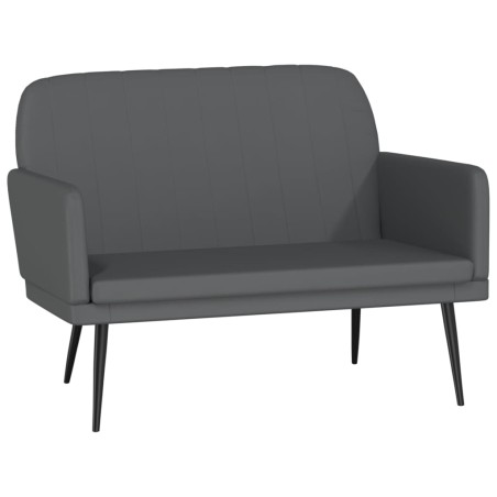 Panca Grigia 107x80x81 cm in Similpelle