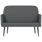 Panca Grigia 107x80x81 cm in Similpelle Panca Grigia 107x80x81 cm in Similpelle