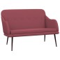 Panca Rosso Vino 110x76x80 cm in Tessuto Panca Rosso Vino 110x76x80 cm in Tessuto