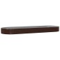 vidaXL Letto Giardino Acciaio Verniciato Polvere 450x140x36 cm Marrone vidaXL Letto Giardino Acciaio Verniciato Polvere 450x140x36 cm Marrone