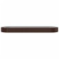 vidaXL Letto Giardino Acciaio Verniciato Polvere 450x140x36 cm Marrone vidaXL Letto Giardino Acciaio Verniciato Polvere 450x140x36 cm Marrone