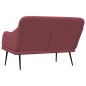 Panca Rosso Vino 110x76x80 cm in Tessuto Panca Rosso Vino 110x76x80 cm in Tessuto