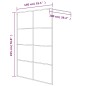 vidaXL Parete Doccia Walk in Bianca 140x195 cm Vetro Trasparente ESG vidaXL Parete Doccia Walk in Bianca 140x195 cm Vetro Trasparente ESG
