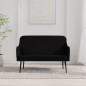 Panca Nera 110x76x80 cm in Tessuto