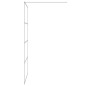 vidaXL Parete Doccia Walk in Argento 115x195 cm Vetro Trasparente ESG vidaXL Parete Doccia Walk in Argento 115x195 cm Vetro Trasparente ESG