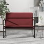 Panca Rosso Vino 100x64x80 cm in Similpelle Panca Rosso Vino 100x64x80 cm in Similpelle