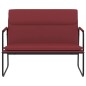 Panca Rosso Vino 100x64x80 cm in Similpelle Panca Rosso Vino 100x64x80 cm in Similpelle