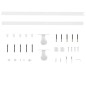 vidaXL Porta Scorrevole con Set Hardware 85x210 cm Legno Massello Pino vidaXL Porta Scorrevole con Set Hardware 85x210 cm Legno Massello Pino