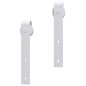 vidaXL Porta Scorrevole con Set Hardware 70x210 cm Legno Massello Pino vidaXL Porta Scorrevole con Set Hardware 70x210 cm Legno Massello Pino